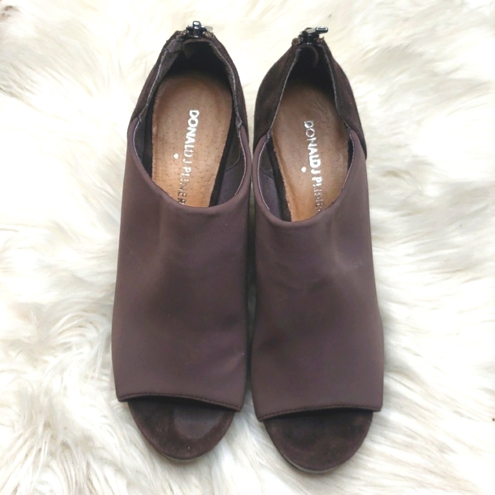 Donald J Pliner Hanna Open Toe Wedge Bootie 6.5 - Picture 6 of 9